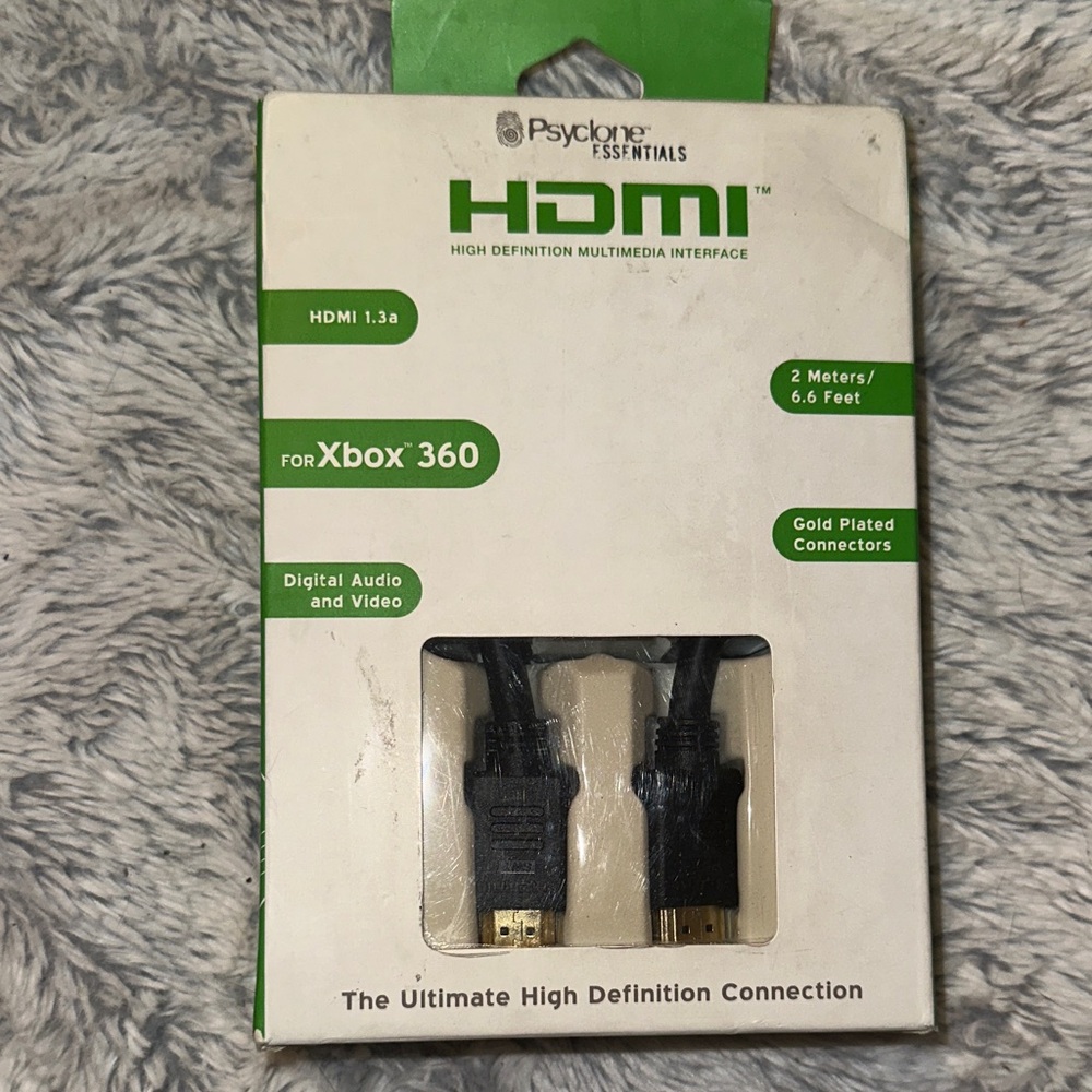 HDMI Cable for Xbox 360 - Black